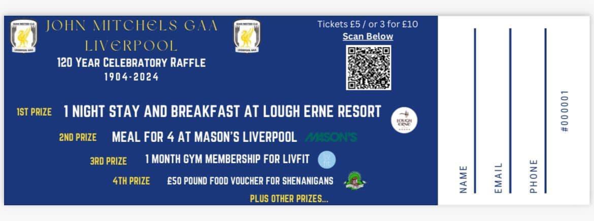 🔵🟡Raffle🔵🟡 This Saturday the club are hosting a 120 year anniversary dinner dance in Sefton Park Hotel. On the night we will be having a raffle with some amazing prizes available. Tickets are available johnmitchelsliverpool.com/categories/fun… Please help support the club🔵🟡