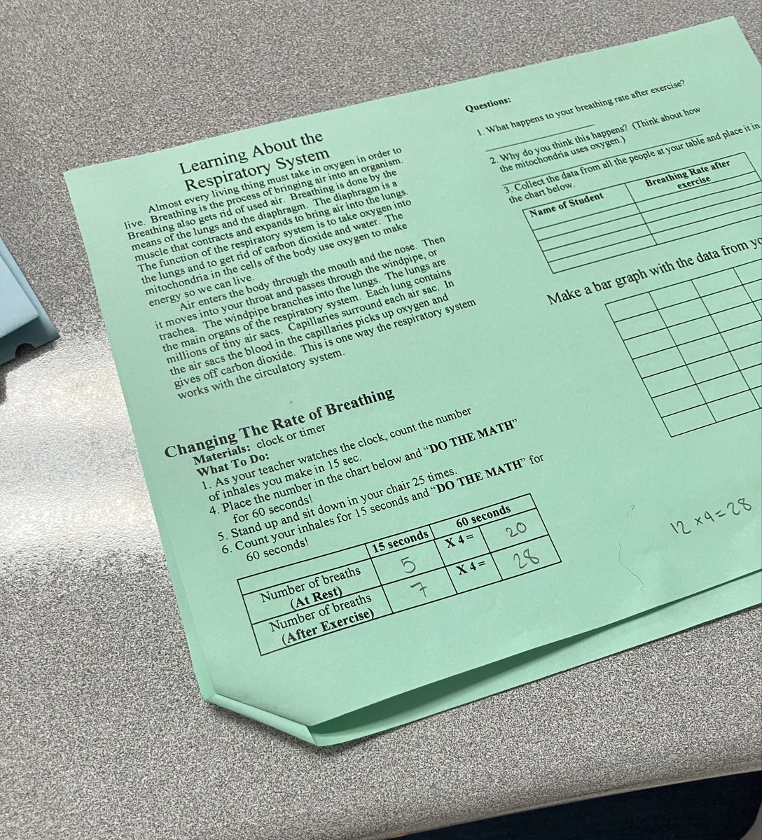 Intercession begins @Montwood_MS Students exercising to collect data to see the effect of structure and function of circulatory and respiratory body systems. #ExcellenceAmplified