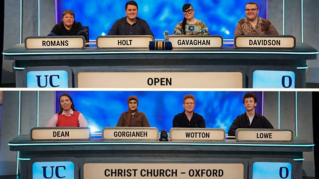 🧑‍🎓8 fantastic students
⏱️29 nail-biting quiz minutes
🏆1 quarter-final with everything to play for!

Join us and let's cheer them on - it's #UniversityChallenge 20.30 @BBCTwo and @BBCiPlayer!

#QuizzyMondays