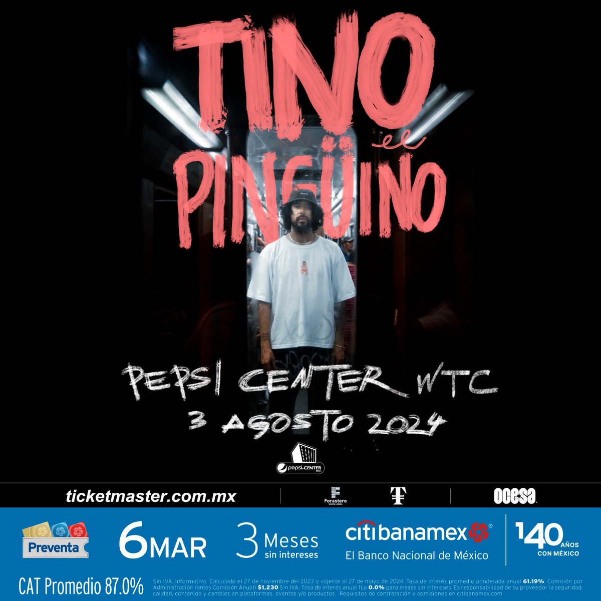 TinoRifa's tweet photo. CDMX, te estoy hablando a ti…

Los boletos estarán en preventa Citibanamex el 6 de marzo, y un día después los podrás adquirir en las taquillas del inmueble o a través de https://t.co/9Cn5tEGRGc. https://t.co/lw8eyWAtQ1