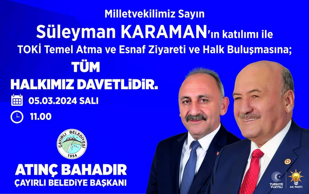 Tüm halkımız davetlidir...