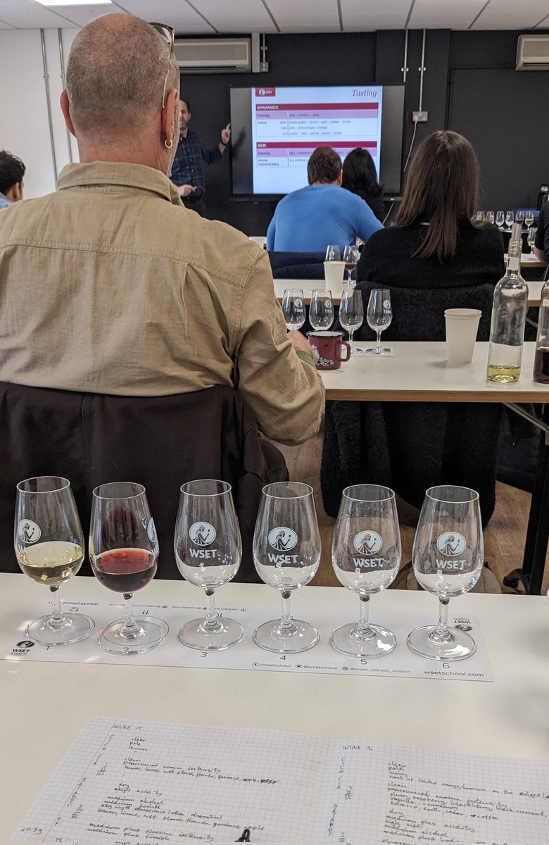Back in the WSET mothership.

 <a href="/WSETschool/">WSET School London</a> #winetasting #wsetdiploma #D3