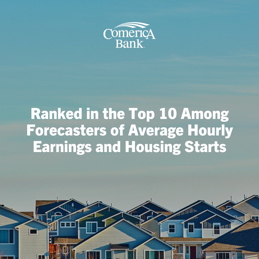 We are pleased to share that @Bloomberg has ranked our Economics Department at the top of the country for a number of forecasting metrics. 📈 Thank you to @BillAdamsEcon, Waran Bhahirethan, and the team for consistently providing winning insights on the #USEconomy.