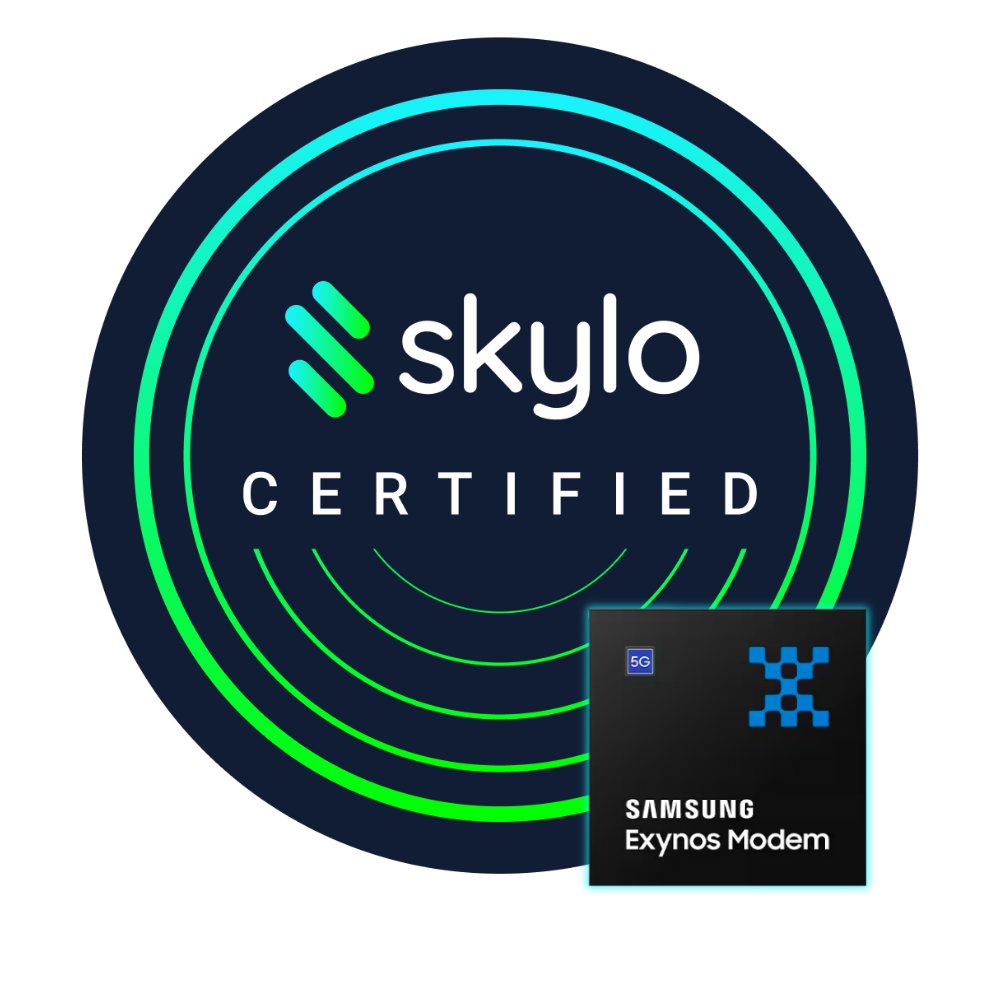 We've successfully certified the @SamsungSemiUS Exynos Modem 5400 on our #NTN. This ensures that any device utilizing the certified chipset will seamlessly connect via both cellular and native satellite channels, anywhere on Earth. skylo.tech/newsroom/skylo…