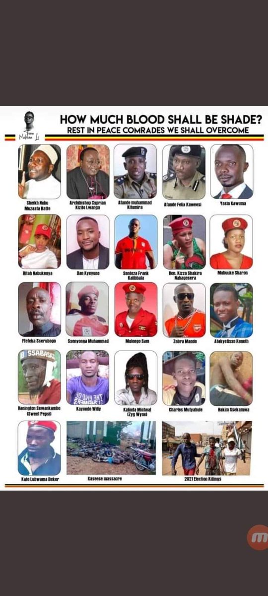 @ainebyonajosep3 @ntvuganda @NUP_Ug @NUPInstitutions @uk_nup @nup_se_chapter @nup_diaspora @nup_de When you stand for the truth, be ready to stand alone. By @HEBobiwine. All on this list never wishes to die ..... Many more we are ready until Uganda is free. @NUP_Ug @NUPInstitutions @uk_nup @ekakoro_peter @brucenahabwe1 @ivanbruce90 @hood2018 @nup_de @Human_Rights_Ug @nup_de