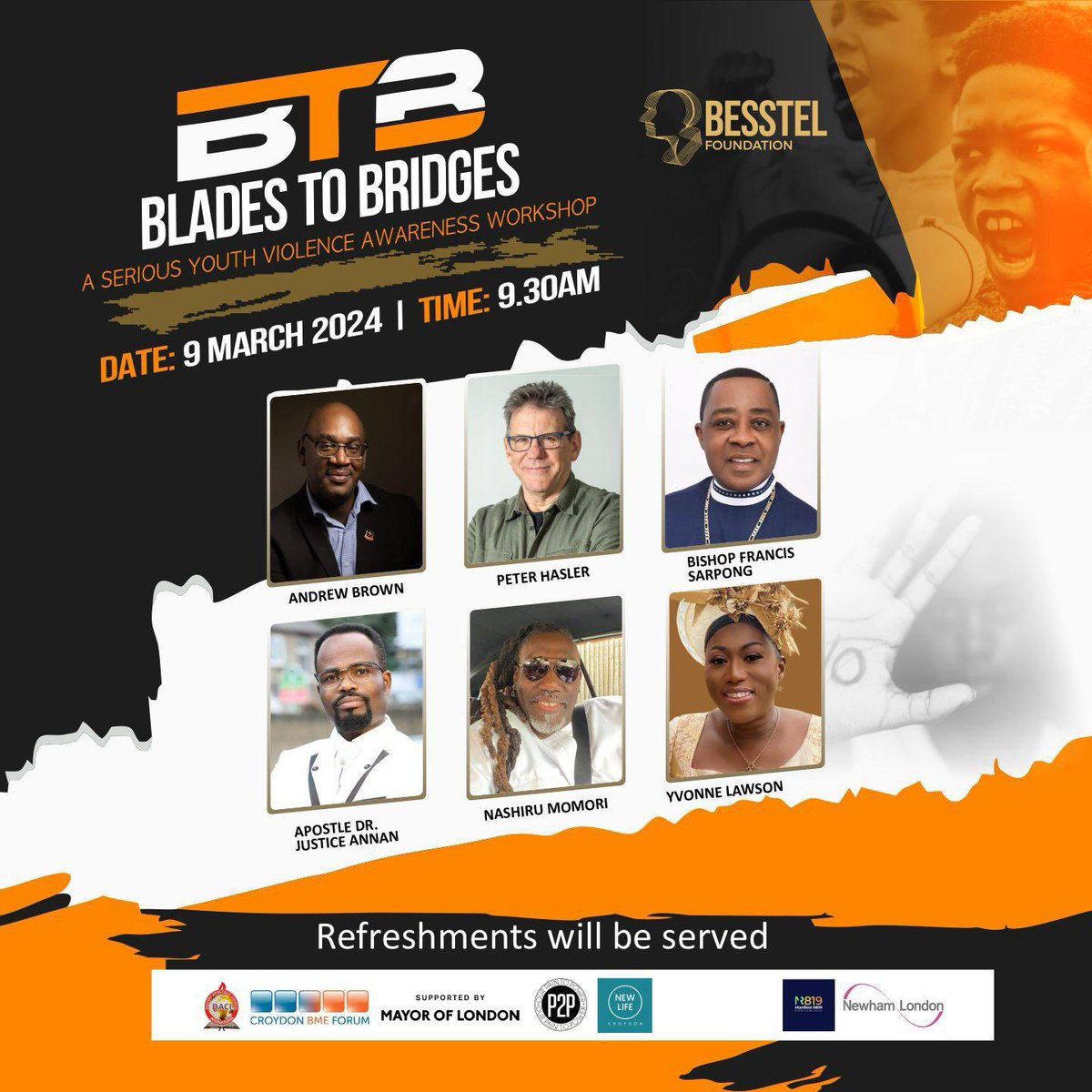 <a href="/stormzy/">Stormzy</a> - <a href="/BesstelCAPH/">Besstel Foundation</a> event on Saturday and another in Croydon in June on the campaign on knife crimes and loss of life of young people in London.  Would you be able to share some words and your blessing on this event ? It would mean so much. Peter justgiving.com/page/stella-be…