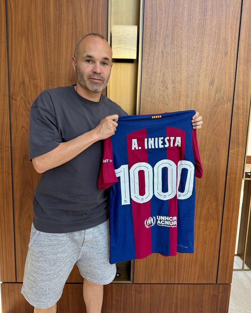 One. Thousand. Games. ♾️@andresiniesta8