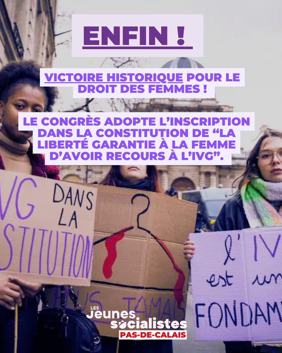 JeunesSoc62's tweet photo. VICTOIRE ! 🟣✊🏻 https://t.co/b37mzA8uG3