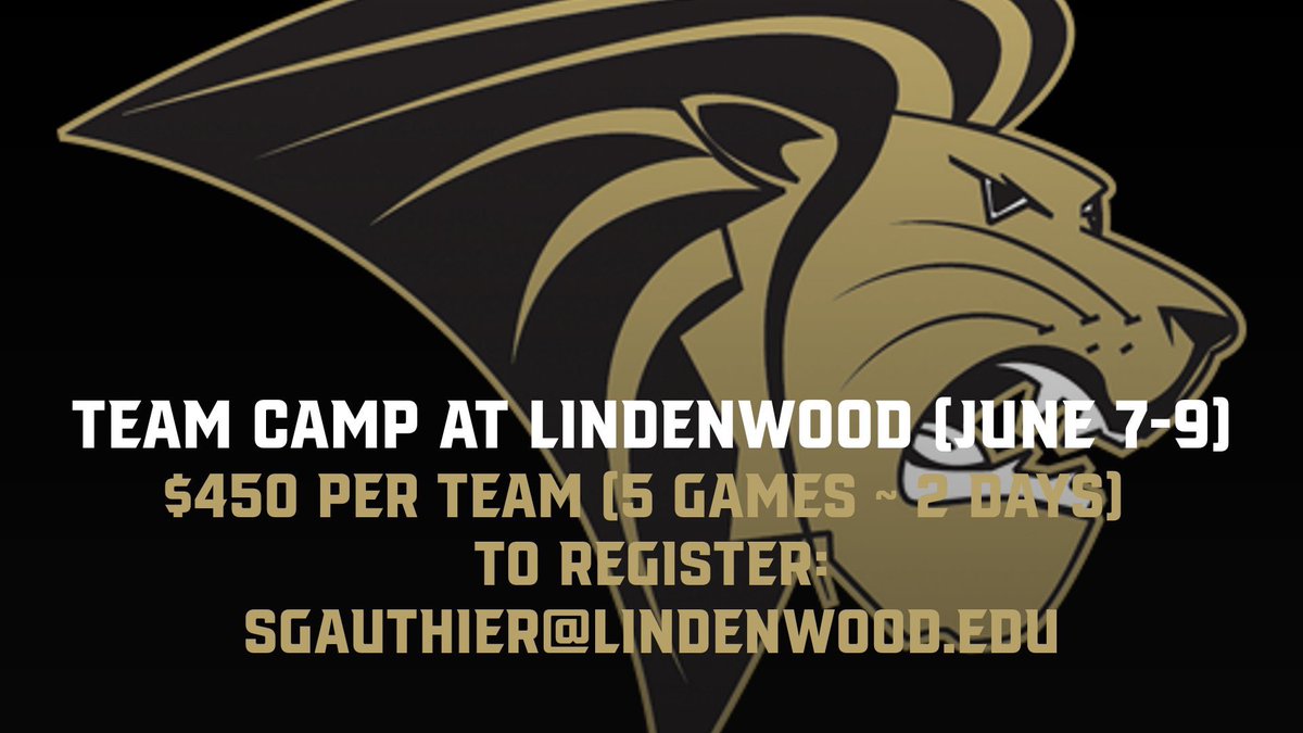 🚨🚨🚨 Grab your spot now for Team Camp at Lindenwood, June 7-9. Varsity, JV and Freshman teams. Last year we had 66 teams represented by 43 different schools all under one roof! 🦁🏀 To register email: sgauthier@lindenwood.edu