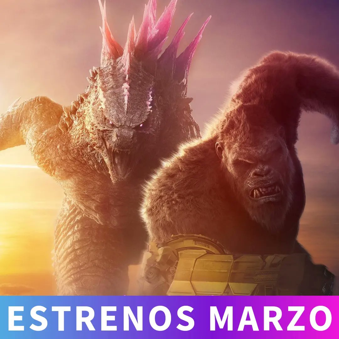 AlmasGeeks's tweet photo. Estrenos este mes. Cuáles verás?
#Godzillaxkong - mar.28
#TheErasTour - mar14
#3BodyProblem - mar 20
#YoungRoyals - mar 11
#Invincible - mar 14
#TheRegime - ya disponible 
#TheGentlemen - mar 7
Imaginary - mar 7
#Palmroyale - mar 20
#KungFuPanda4 - mar 14
https://t.co/8VBQ3EM6Of https://t.co/tGxIofyoAl