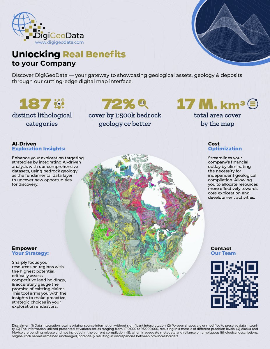 digigeodata's tweet image. Tap into Real Value for Your Business

Discover DigiGeoData — your avenue to showcasing geological assets, geology, and deposits through our innovative digital map interface.

#pdac2024 #digigeodata