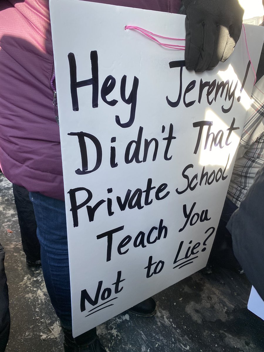Hey Jeremy! 
School funds and teachers are FROZEN! But we won’t let it go! #ISupportSTF <a href="/SaskTeachersFed/">Saskatchewan Teachers' Federation</a> 
<a href="/SaskParty/">Saskatchewan Party</a>