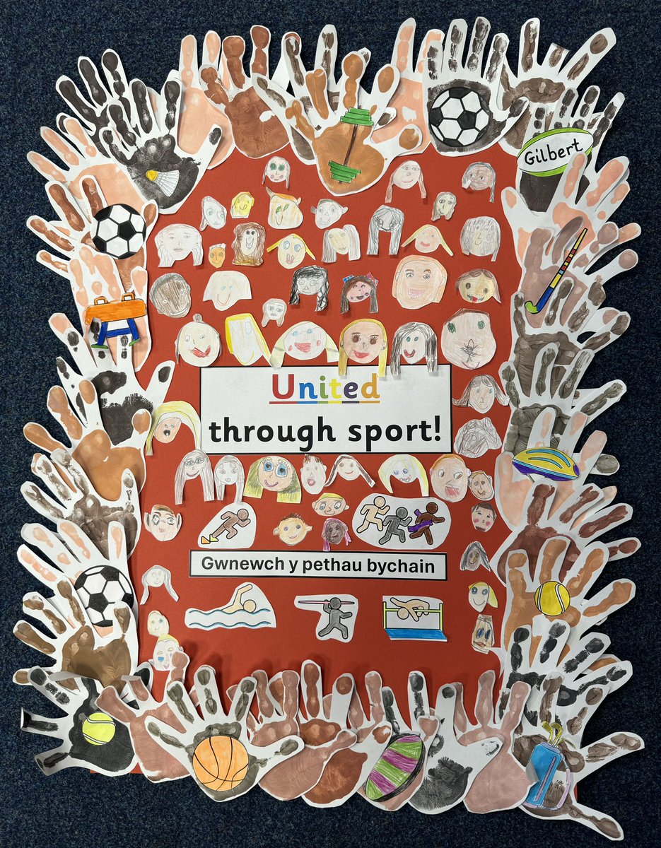 Here at Gwenfô we have worked collaboratively to make a poster to spread the powerful message that we must stand together against racism, prejudice and discrimination in sport! We treat others how we would like to be treated 🛑 #ShowRacismtheRedCard  #SRtRCComp24 @theredcardwales