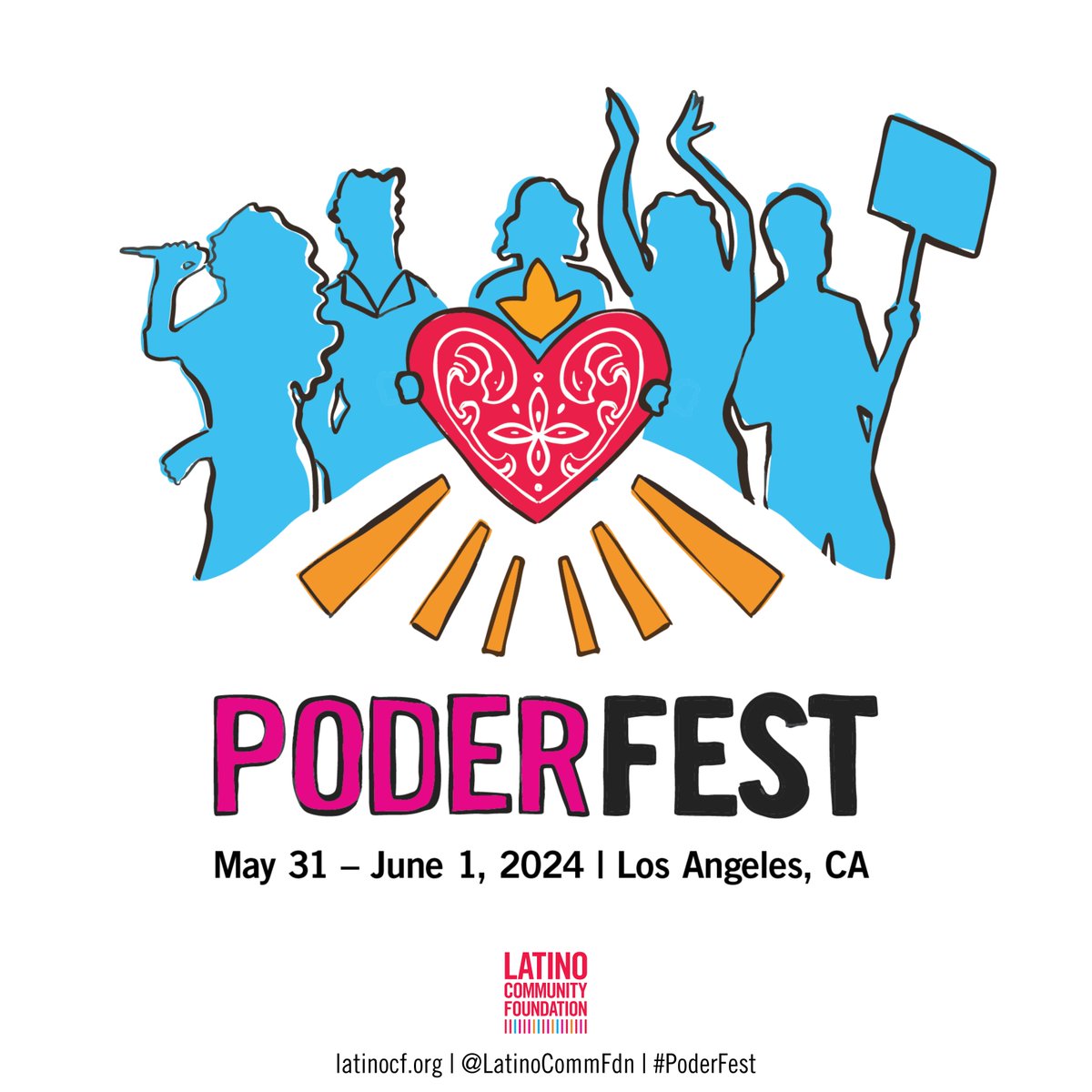 LatinoCommFdn's tweet image. NEW: LCF is thrilled to be bringing you PoderFest, our first LCF retreat in which our Latino Giving Circle Network® and #PoderArte partners convene in Los Angeles for an extraordinary experience!🎨

Join us in Los Angeles from May 31 to June 1!🌞🌴

RSVP: bit.ly/PoderFest