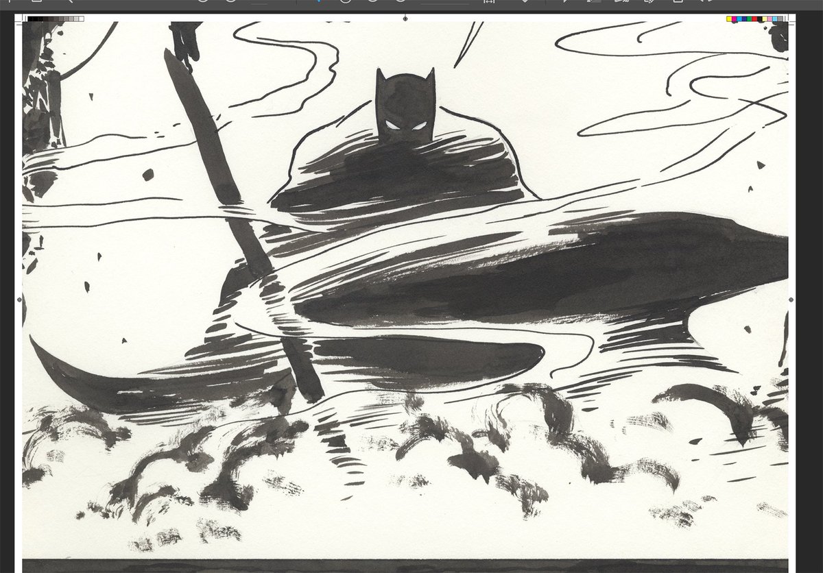 sdunbier's tweet photo. David Mazzucchelli's Batman Year: One Artist's Edition has left the building. Here are the front and back endpapers, they will measure 28 x 21 inches.
#DavidMazzucchelli, #ArtistsEdition https://t.co/GSb1V70Ifw