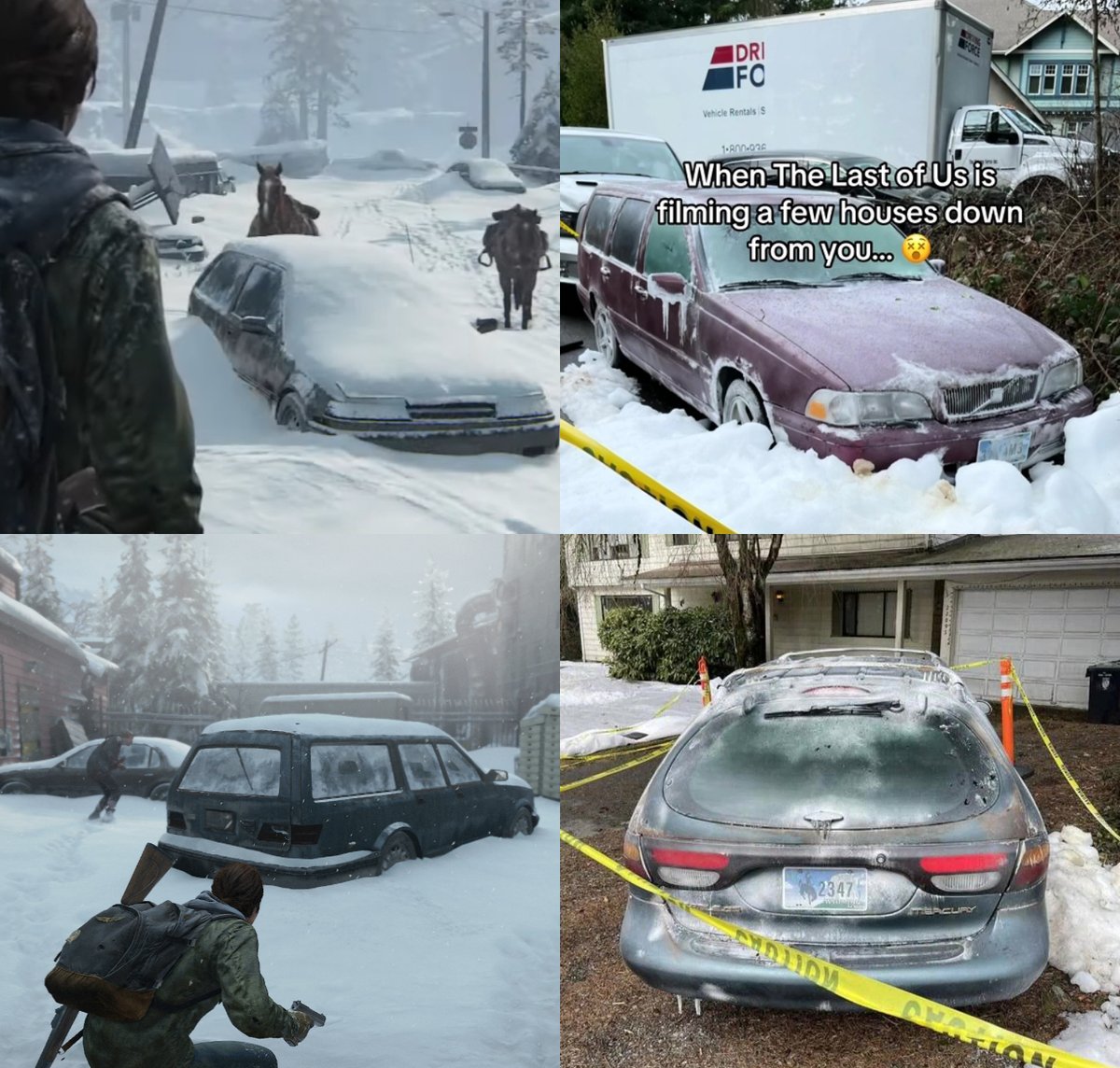 TheLastofUsNews's tweet photo. #TheLastofUs Season 2 vehicles https://t.co/AG4QCvCd1m