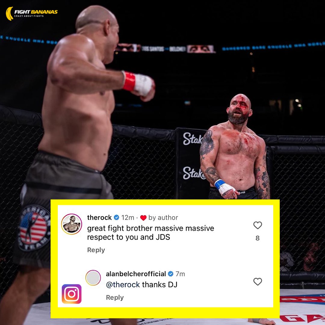 David Van Auken (@davidvanauken) on Twitter photo Dwayne "The Rock" Johnson has massive Respect to the <a href="/GamebredFC/">Gamebred FC</a> Orlando Main Event participants Alan Belcher & Junior dos Santos 🙏🏻 Dwayne "The Rock" Johnson has massive Respect to the <a href="/GamebredFC/">Gamebred FC</a> Orlando Main Event participants Alan Belcher & Junior dos Santos 🙏🏻