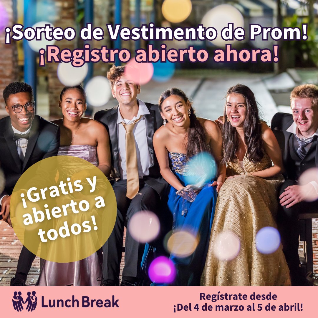 LET US HELP YOU GET READY FOR PROM: Registration is open TODAY through April 5th. tinyurl.com/PromAttireGive…