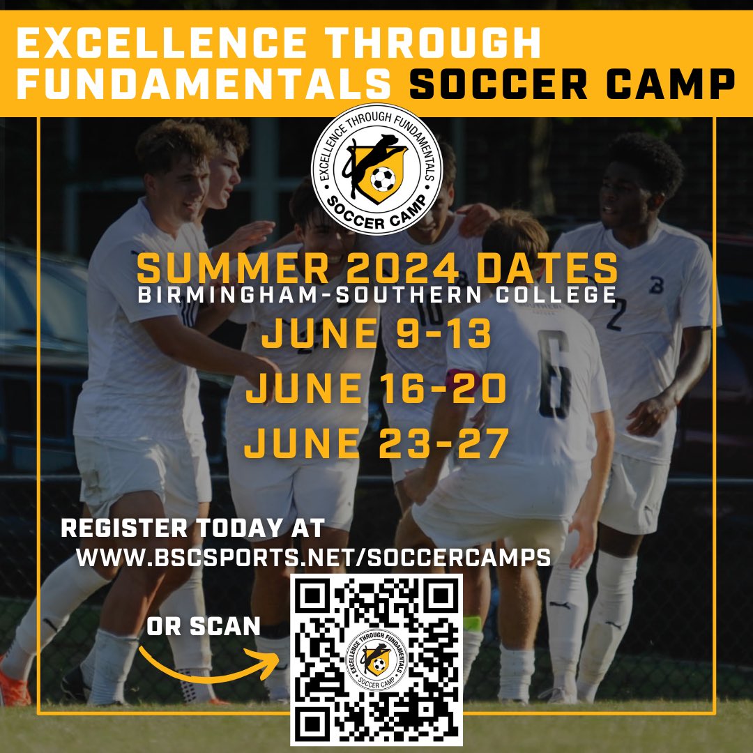 Registration is open! Commuter and Residential options! Early Bird Discount! 
BSCSPORTS.NET/SOCCERCAMPS