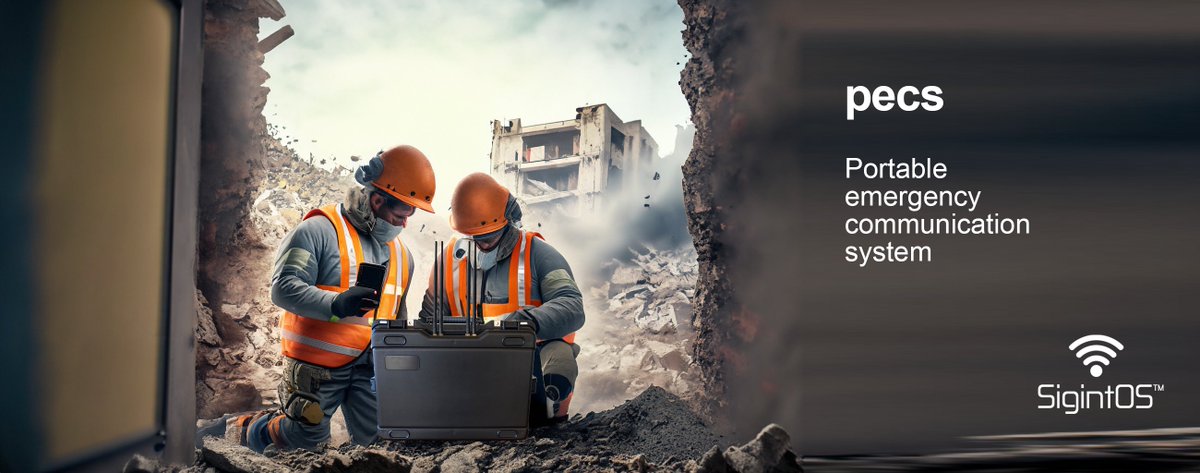 #Deprem sonrası göçük altında kalan insanlarla haberleşebilmek ve arama kurtarma faaliyetleri gerçekleştirmek için geliştirdiğimiz ürün PECS (Portable Emergency Communication System)
sigintos.com/sigintos-pecs/