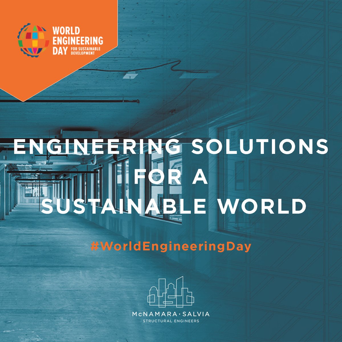 Happy #WorldEngineeringDay! This year's theme is Engineering Solutions for a Sustainable World, something we are passionate about in our design work. Learn more about what we are doing to help within the built environment for a more sustainable future mcsal.com/sustainability/