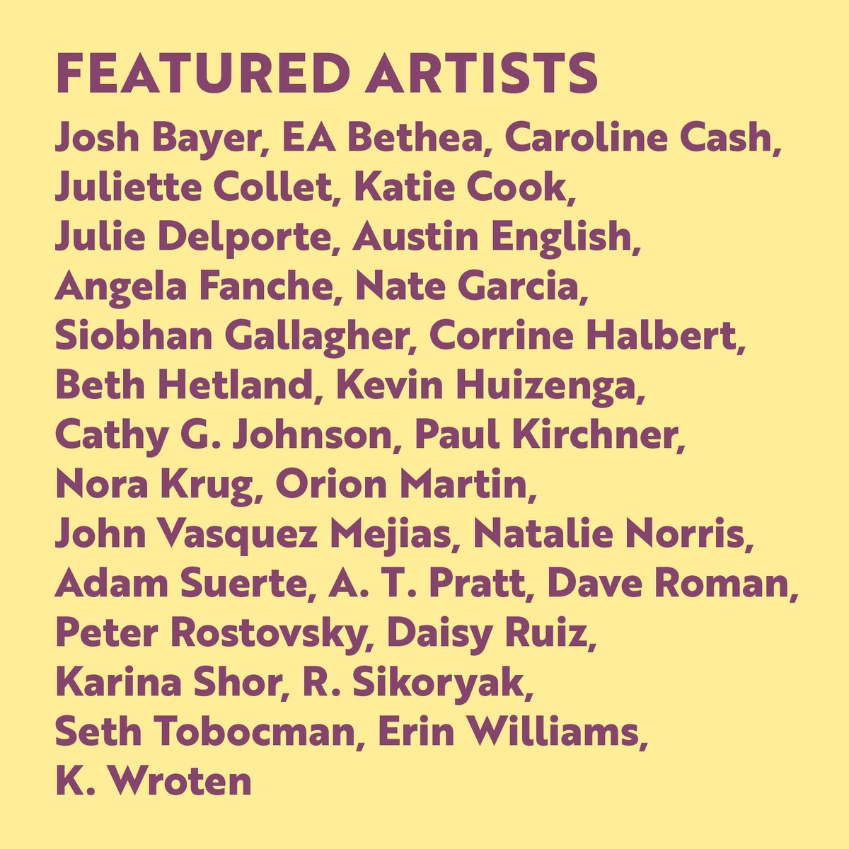 We're proud to announce a distinguished roster of guests and a robust programming schedule for the 2024 SI MoCCA Arts Festival! Featured guests include #AnitaKunz , @Nate_Powell_Art, @edelstudio #JillianTamaki, #AdrianTomine, #MauriceVellekoop. Learn more: bit.ly/4bWwWmi