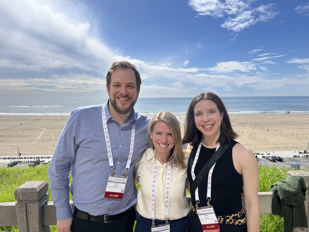 I cannot overstate the importance of near-peer mentors. They're traveling the road just ahead of you and hold a wealth of knowledge! I'm lucky to have two great ones in thoracic colleagues @JustinSBecker and @alissajcooper. #TTLC24 @MGHThoracicOnc