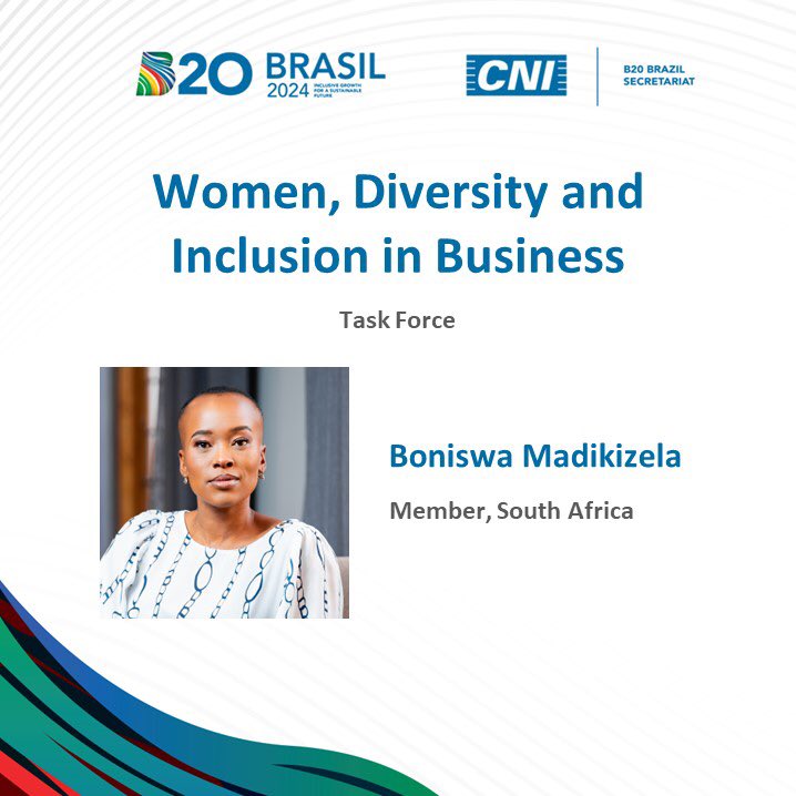 Excited to share that I've been selected to join the Finance & Infrastructure Task Force and the Action Council on Women, Diversity, and Inclusion in Business for the B20 Brazil! It's an honor to be part of these critical discussions shaping the future. #B20Brasil #B20Brazil