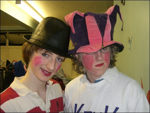 On International GM Day, we pay tribute to our storytellers so far: Our dear Game Master <a href="/toveberry/">Tove is on bsky 🧌</a> and our great Dungeon Master <a href="/DMOfDiceAndThem/">Jack the Kind DM</a> 

Here's them in 2007, roundabouts when they were new to D&amp;D 3.5 - doesn't seem like too much has changed...