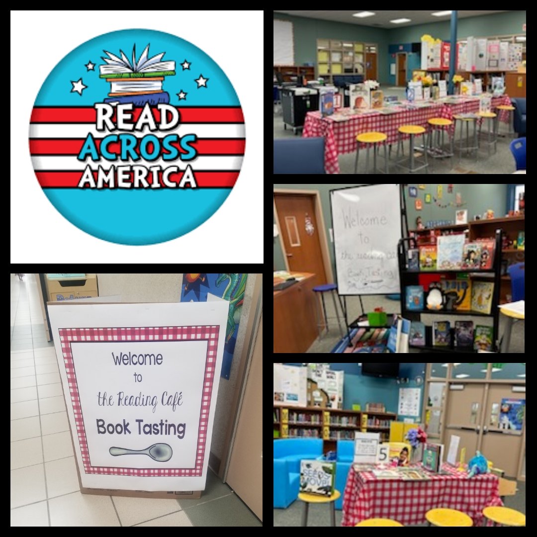 RPE_Rockets's tweet image. Today our @RPE_Rockets tasted some new books at the Reading Cafe Book Tasting in the library.  #RocketsReady #WildAboutLearning