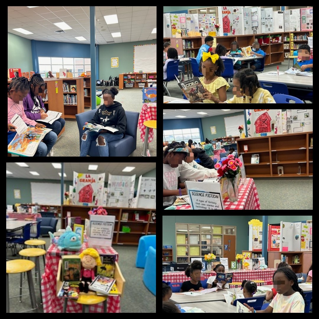 RPE_Rockets's tweet image. Today our @RPE_Rockets tasted some new books at the Reading Cafe Book Tasting in the library.  #RocketsReady #WildAboutLearning