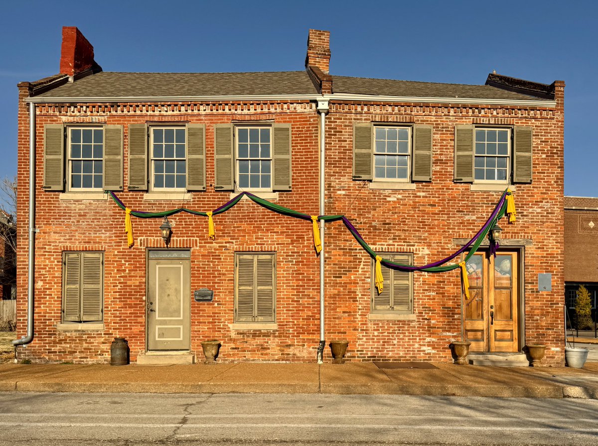 Civil War era rowhouses on South 7th in Soulard, St Louis