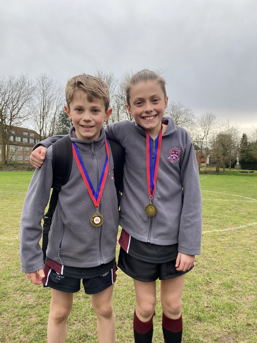 A huge congratulations to all our cross country runners @CaterhamPrep who ran so well @RSMSchoolSport cross country meet. A special mention to Ben P and Piers M who led from start to finish to win their respective age groups. A great achievement!