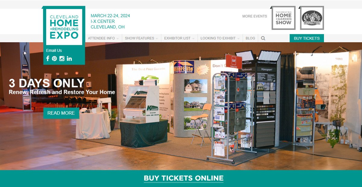 KGuardGuttersOH's tweet image. 🛑 Stop by Booth # 8️⃣2️⃣3️⃣  at the Cleveland Home + Remodeling Show March 22-24 at the IX Center!

Ask our reps how K-Guard can "Keep Your Mind Out of the Gutter! 

📞 216.777.1100
🌐 kguardcleveland.com
#CLEHomeExpo #SpringMakeover
