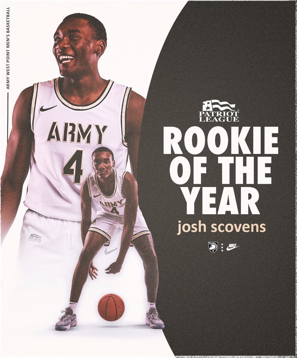 𝐑𝐎𝐎𝐊𝐈𝐄 𝐎𝐅 𝐓𝐇𝐄 𝐘𝐄𝐀𝐑🤩

Josh has been named the 2023-24 <a href="/PatriotLeague/">Patriot League</a> Rookie of the Year!