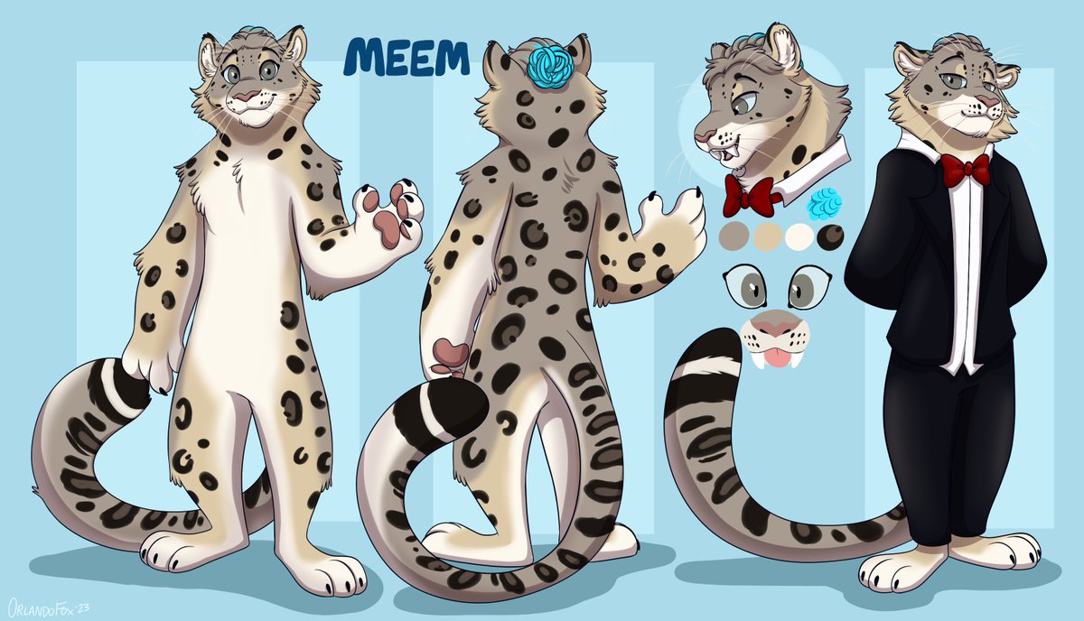 My first ref sheet created by the very talented Orlando Fox. Thanks so much!