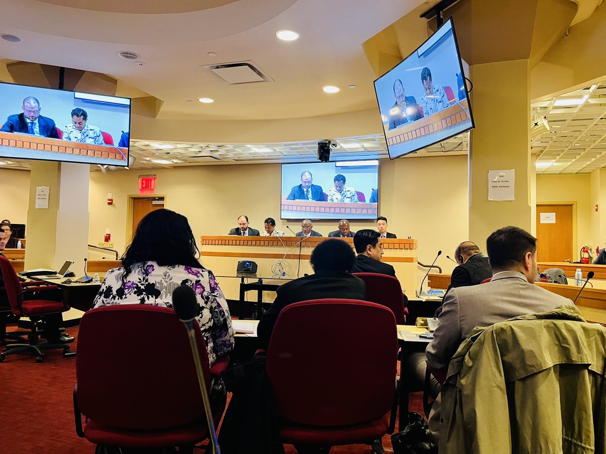 Super side-event today at the @_AfricanUnion mission in New York celebrating the publication of the common African position on the application of international law in cyberspace. Important contribution to discussions at the @UN OEWG on ICTs #OEWG #Cyber