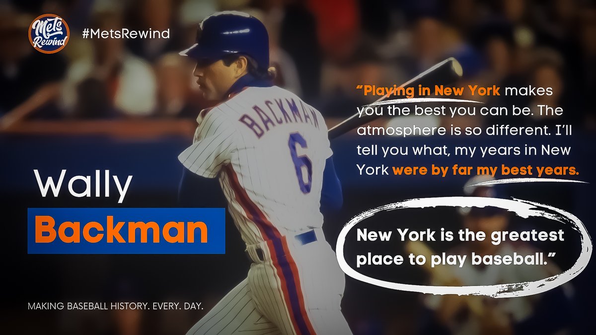 metsrewind's tweet photo. Wally Backman on on playing in New York ... https://t.co/zcPRHCVlkY