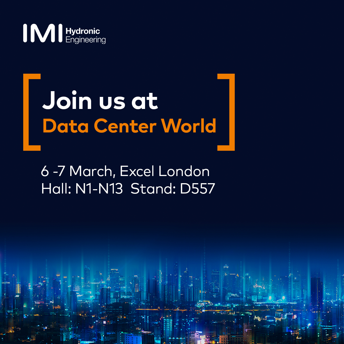 IMI Climate Control (@imiclimate) on Twitter photo 🌐Join us at <a href="/DataCentreWorld/">Data Centre World</a> London on March 6-7, 2024, at @ExCeLLondon!
Visit us at booth N1-N13 D557.
✍️ Register for a free ticket now: rfg.circdata.com/publish/DCWL24…
#IMIHydronic #DataCentreWorld #TechInnovation 🌐Join us at <a href="/DataCentreWorld/">Data Centre World</a> London on March 6-7, 2024, at @ExCeLLondon!
Visit us at booth N1-N13 D557.
✍️ Register for a free ticket now: rfg.circdata.com/publish/DCWL24…
#IMIHydronic #DataCentreWorld #TechInnovation