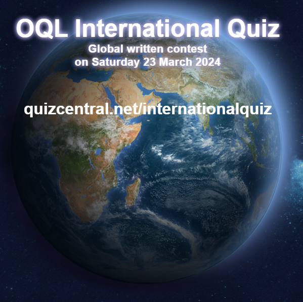 Registration is now open for OQL's International Written Quiz. quizcentral.net/internationalq…