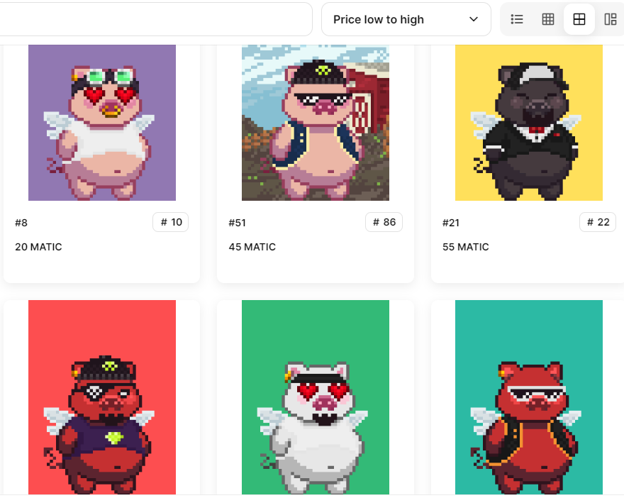 Piggies is here!! The main artist of our community <a href="/PetterCh95/">PetterCh</a> made this awesome collection!

<a href="/pixels_online/">Pixels</a> <a href="/whatslukedoing/">Luke Barwikowski 🚜</a> <a href="/heidichristne/">heidi</a> 
#PixelsWENPiggies?

Mint yours now!!: launchpad.heymint.xyz/mint/piggies

Surprises coming!