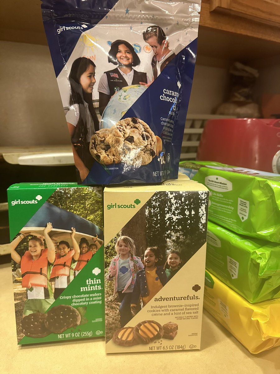 Smash them 🍪 boxes @girlscouts #GirlScoutCookieSeason