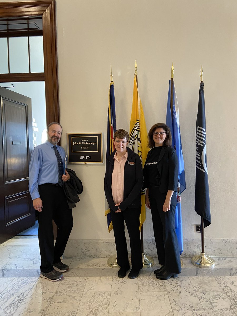 Doing all things @ObesityCareWeek w/my #colleagues from @ObesityAction visiting the #staff of @senatorhick @OMAsocial