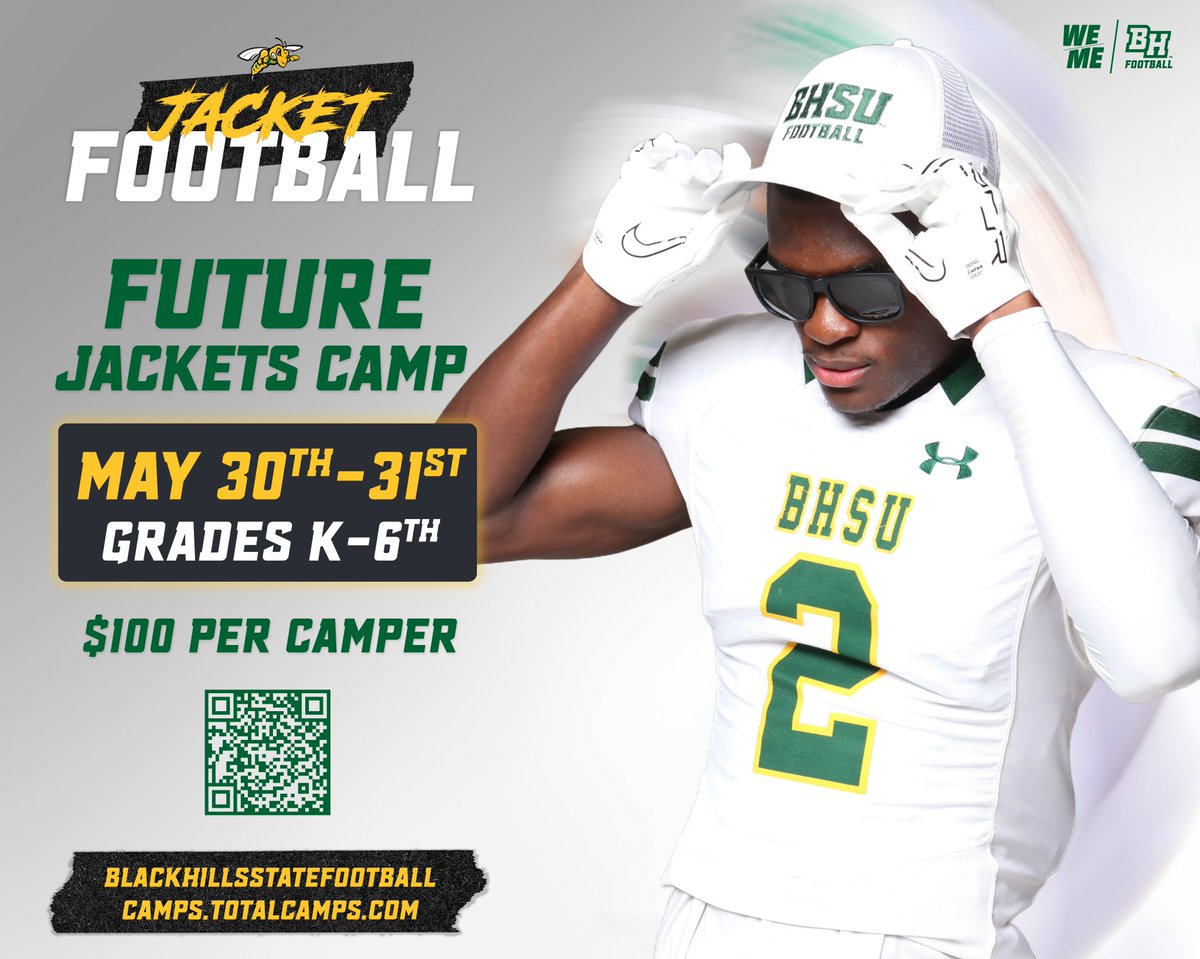 We're thrilled to offer a safe, fun, energy-packed football camp for boy and girls in grades K-6th at Lyle Hare Stadium, May 30th & 31st. This two-day camp will focus primarily on beginner skills and techniques for offense and defense. Register Now: …illsstatefootballcamps.totalcamps.com