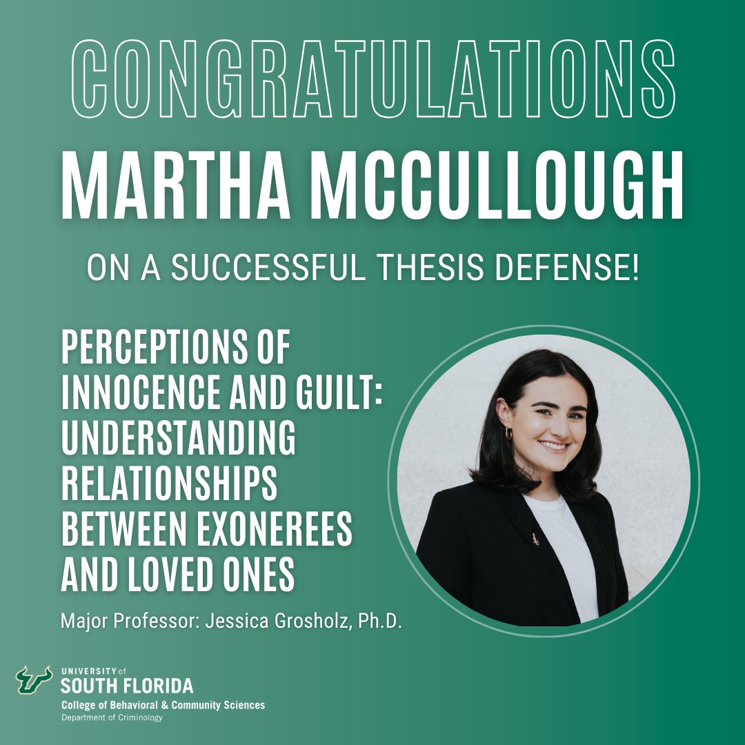 Congratulations to Martha McCullough on her successful thesis defense! 👏🎓🤘