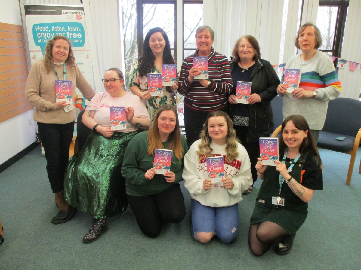 LancsLibraries's tweet image. Readers at #SkelmersdaleLibrary enjoyed a lovely afternoon with author, Carrie Walker, discussing her debut book, Escape to the Swiss Chalet.
You can borrow a print copy or download from @BorrowBox 
prism.librarymanagementcloud.co.uk/lancashire/ite…
@carriewauthor