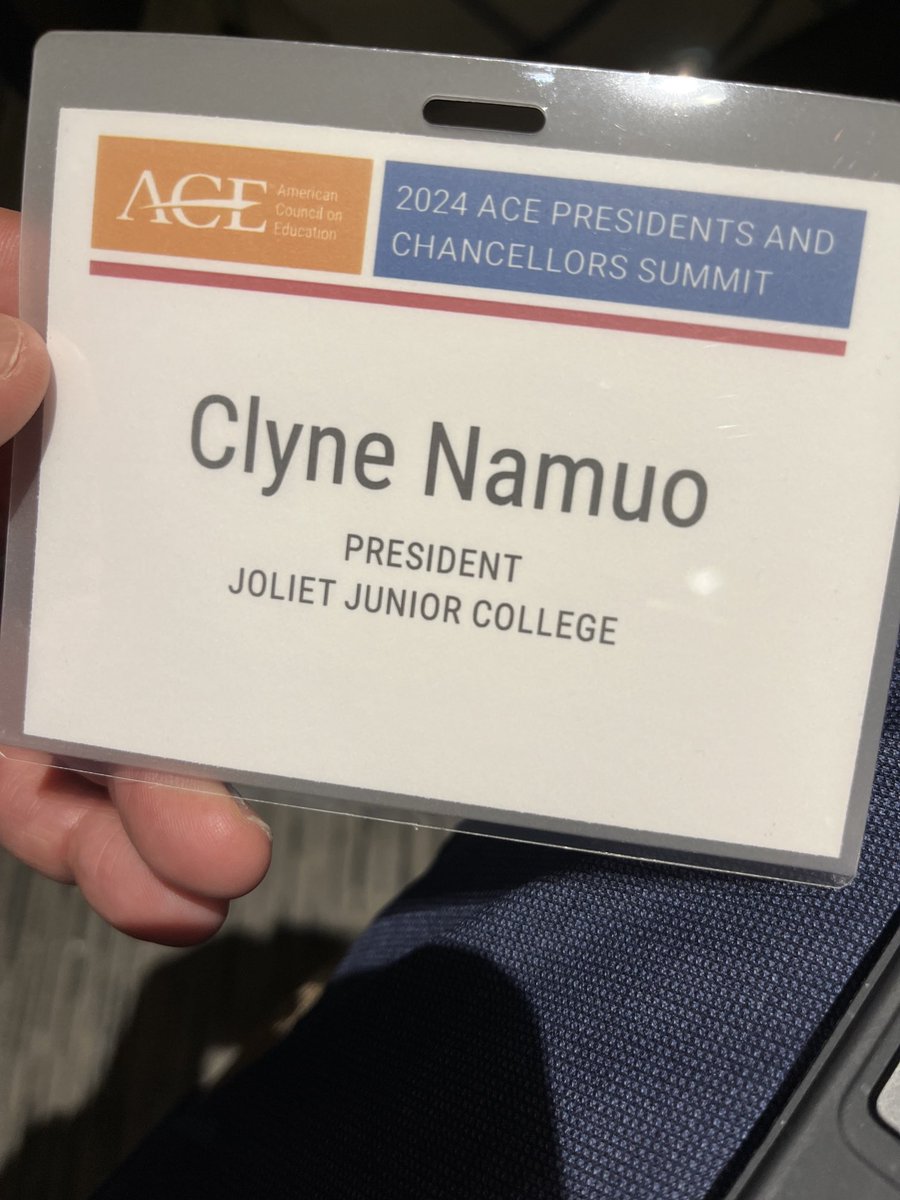 ⁦Proud to represent ⁦@JolietJrCollege⁩ at the @ACEducation Presidents and Chancellors summit in D.C. Powerful challenges to transform higher ed. Honored to spend time w/Chancellor Benham ⁦@UHWestOahu⁩ ⁦⁦@UHawaiiNews⁩ #acepcs2024