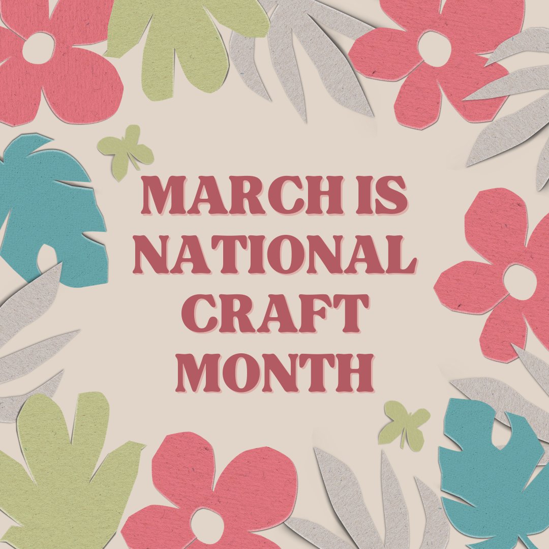March is national craft month. Since this month is all about crafts, I thought I would get together some fun crafting products. Check out my blog to see some of these fun crafting items I've found or personally used. lifewithkathy.com/march-is-natio… #NationalCraftMonth #Crafts #Crafting