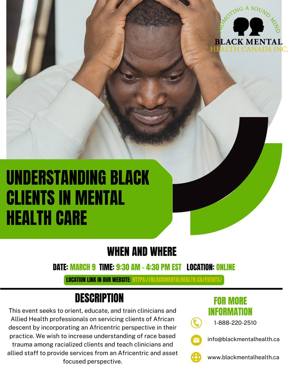 Black Mental Health Canada tweet media