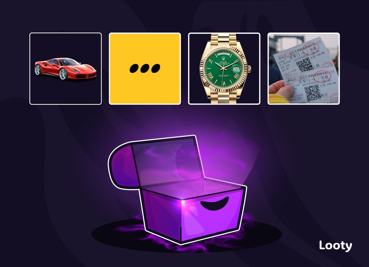 What are the prizes?

With each crate opened, you’ll have a chance to win valuable rewards!

These rewards can consist of NFTs from popular collections, tokenized tickets to IRL events &amp; even Real World Assets (RWA)